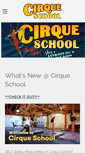 Mobile Screenshot of cirqueschoolla.com